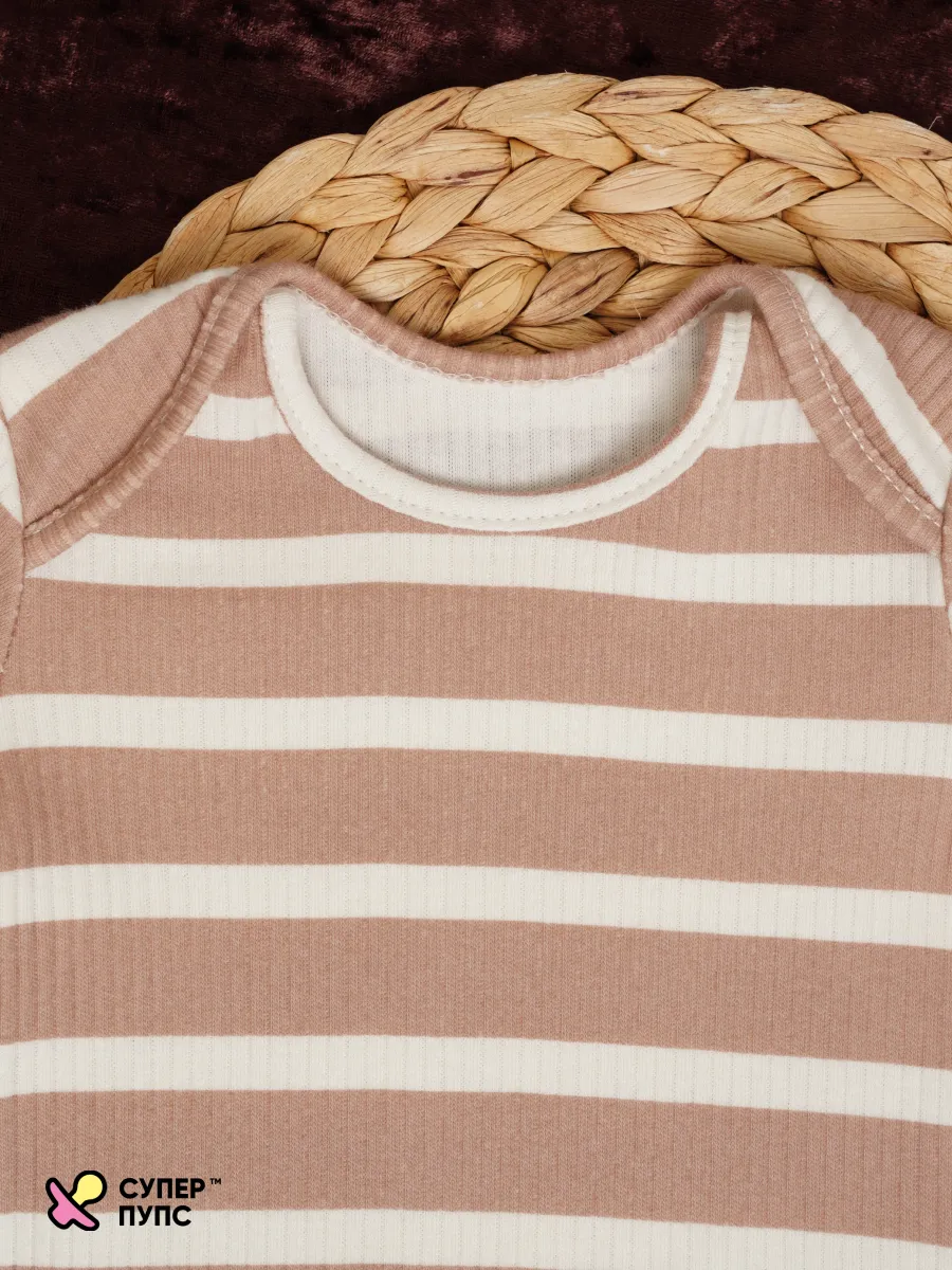 Боди 3 шт Супер Пупс нбр/3пр/бд/коррук/полоска/сон - фото 20