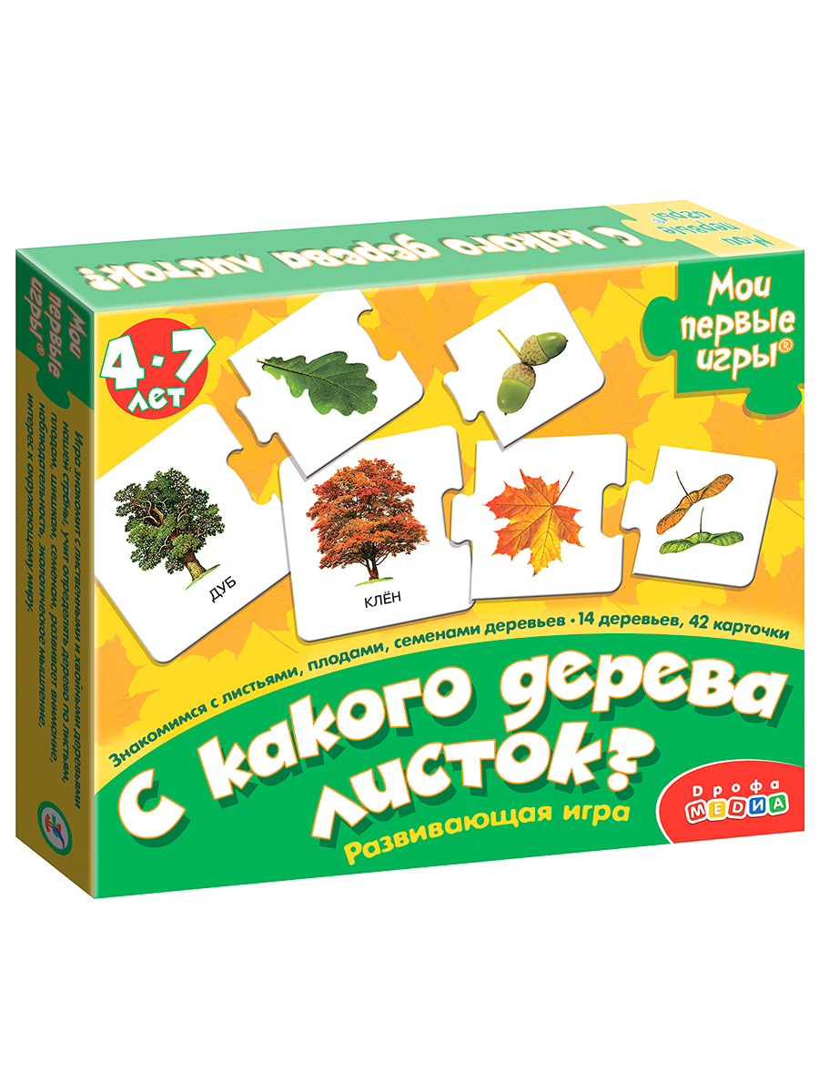 Развивающая игра Дрофа-Медиа С какого дерева листок 2896 - фото 8