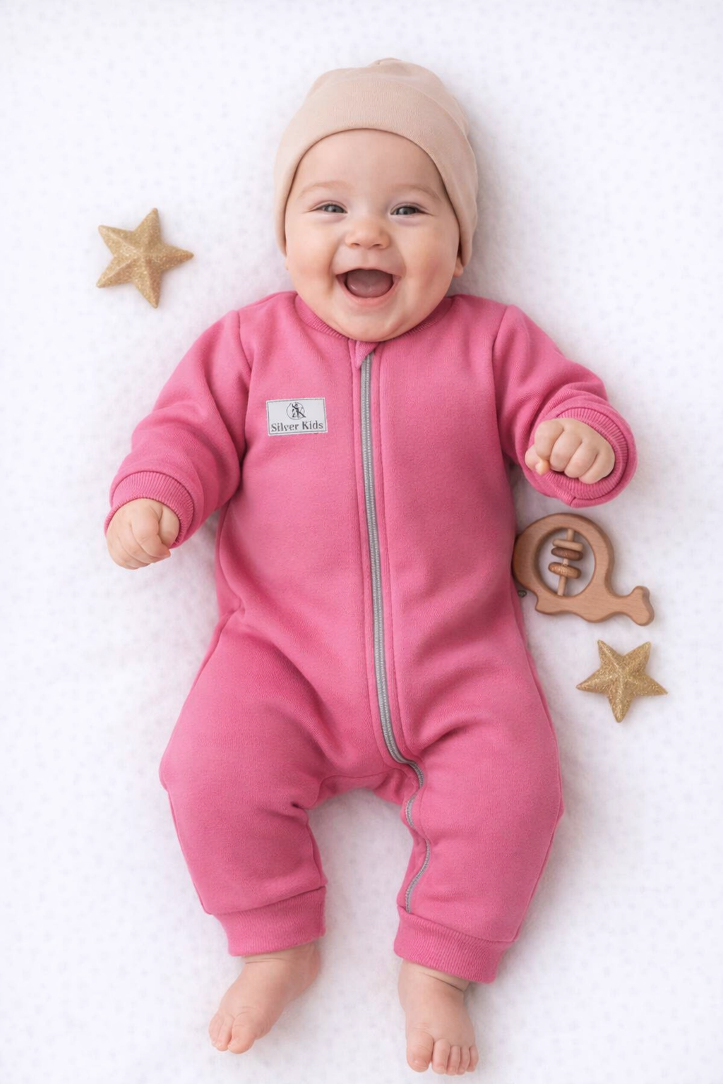 Комбинезон Супер Пупс мод14/розовый - фото 1