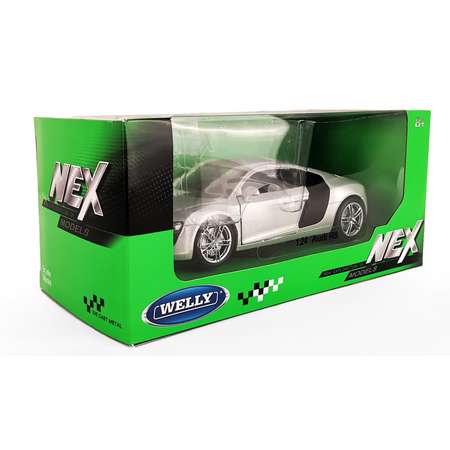 Автомобиль Welly Audi 1:24 серебряный