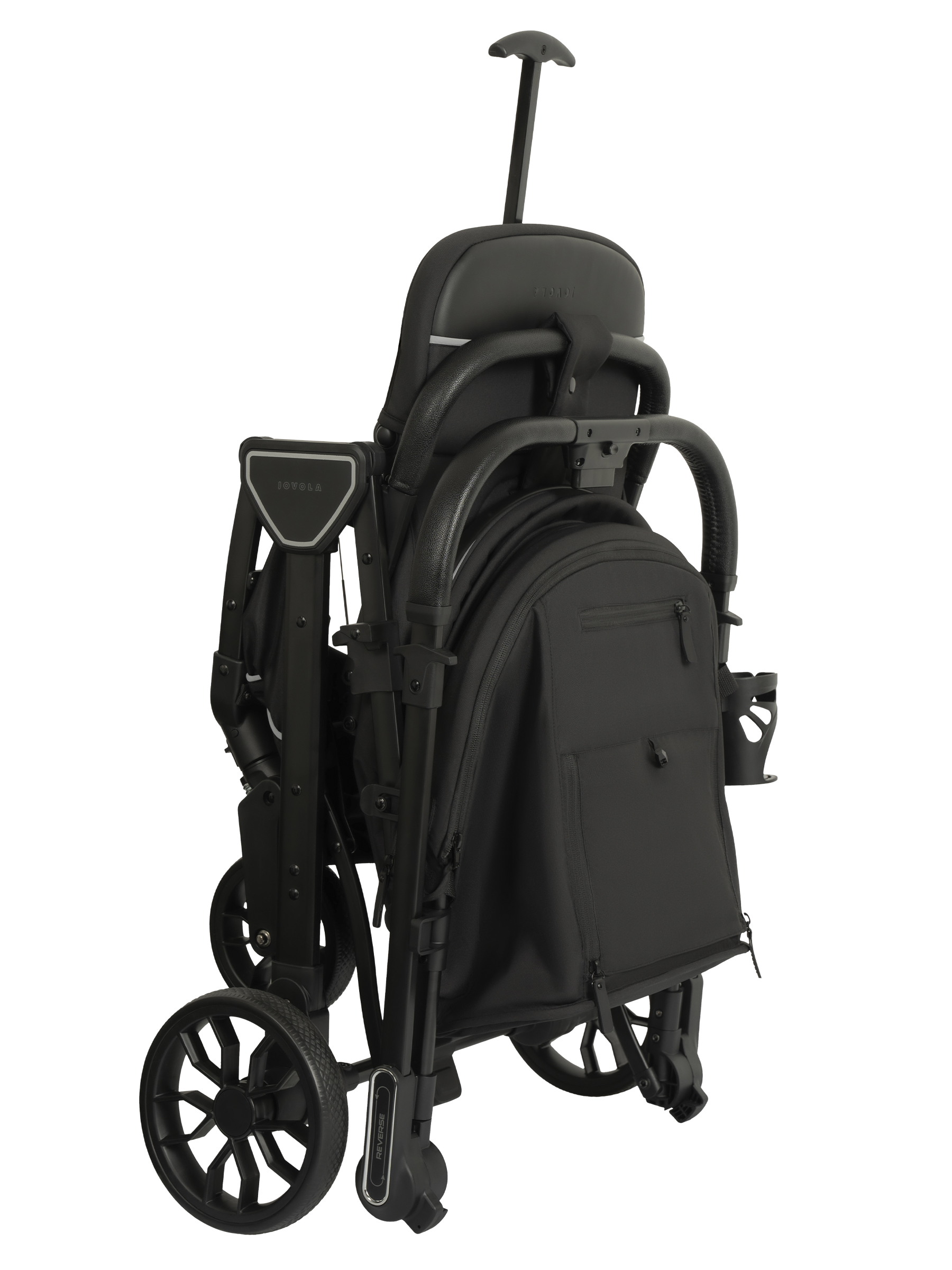 Коляска прогулочная JOVOLA Storm черный - фото 8