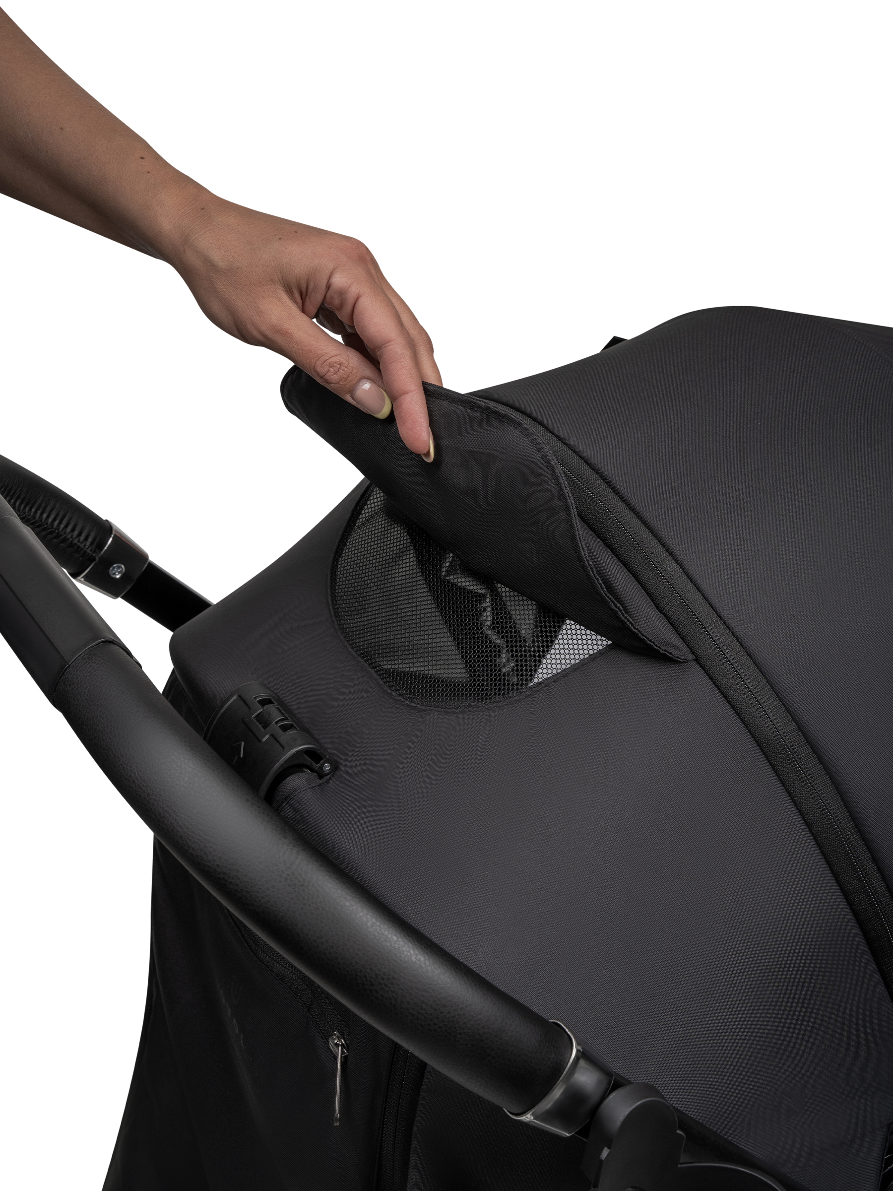 Коляска прогулочная JOVOLA Magma Plus черный - фото 38