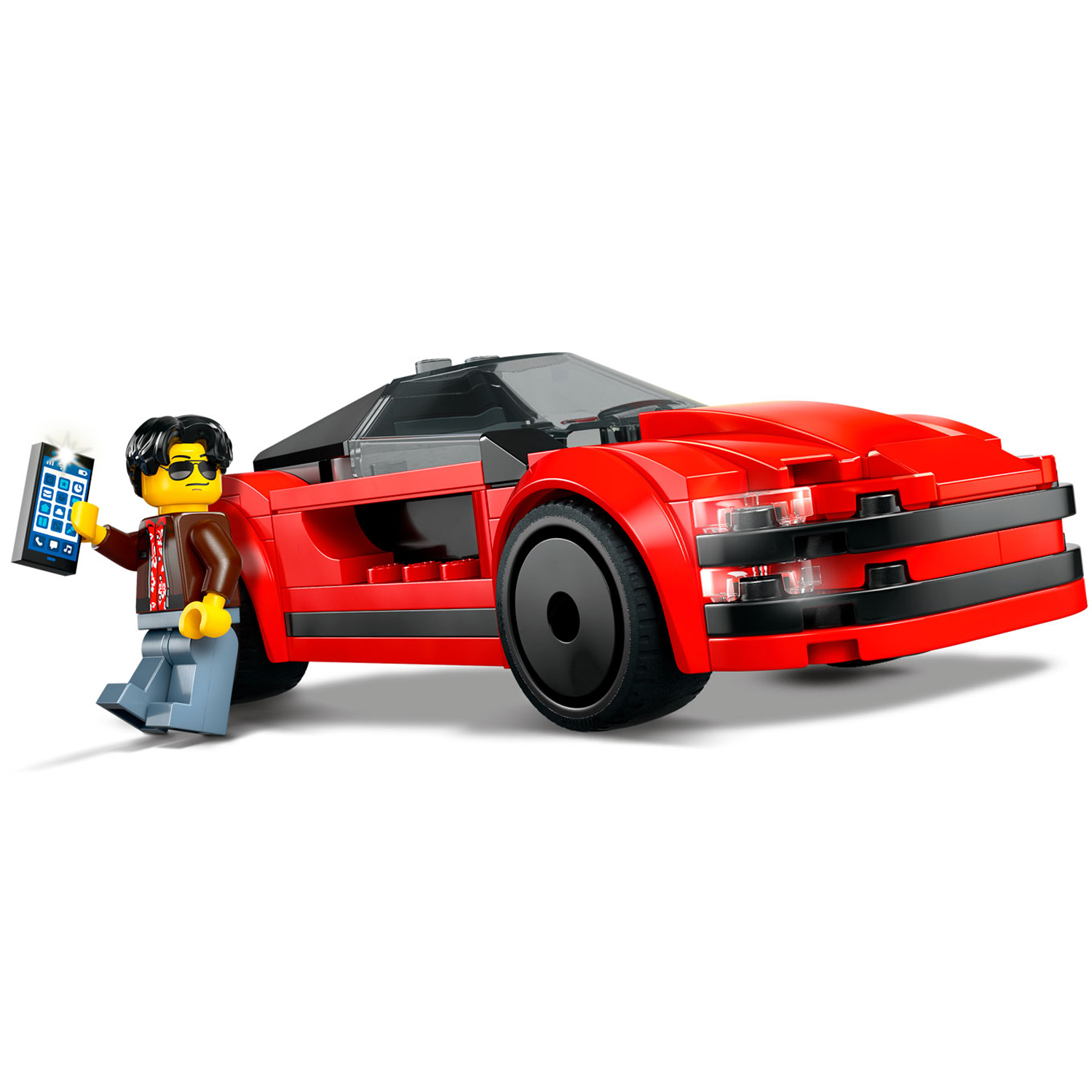 Конструктор LEGO City Красная спортивная машина блочный - фото 2