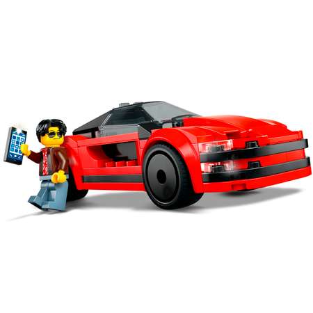 Конструктор LEGO City Красная спортивная машина 109 дет.