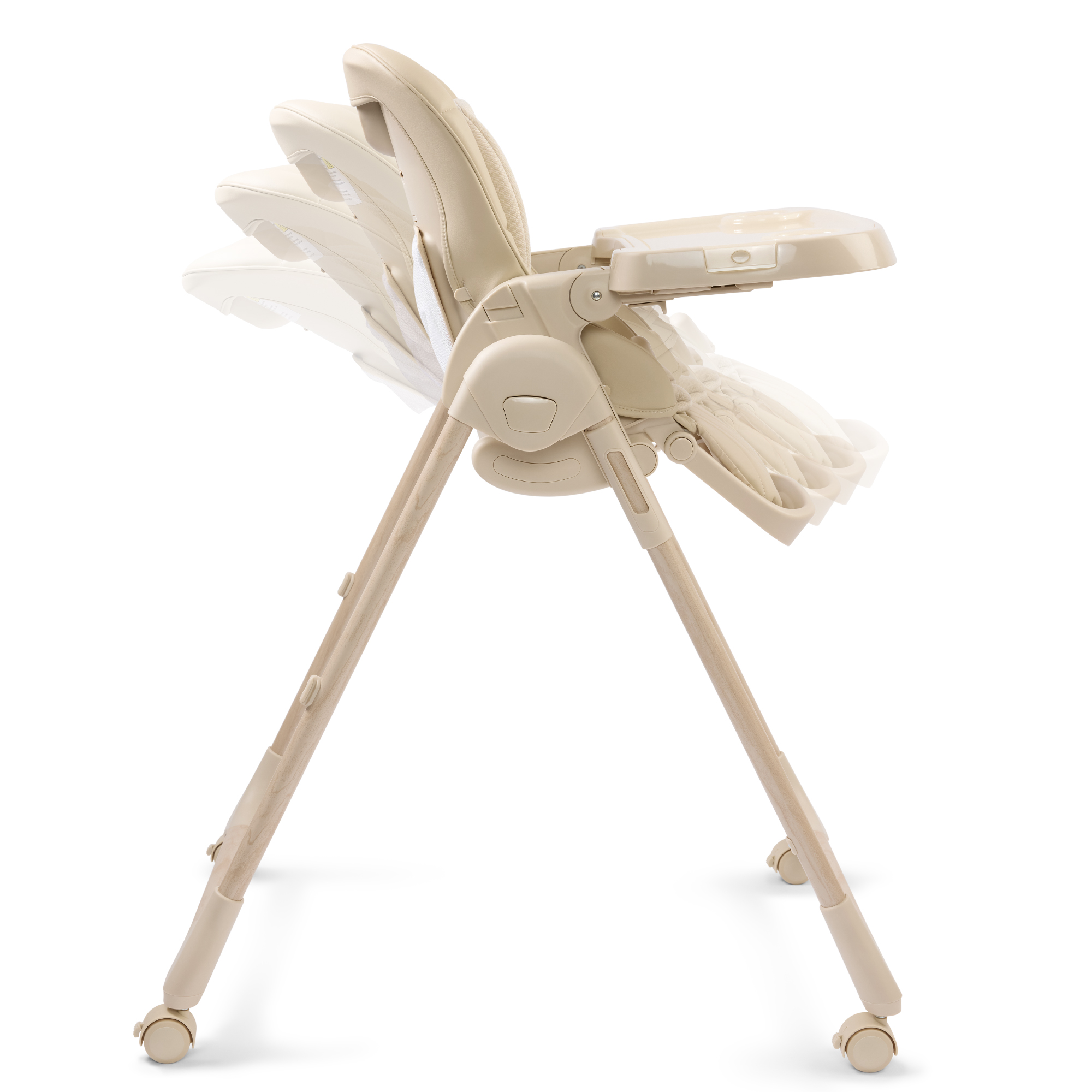 Стульчик для кормления Happy Baby WILLIAM LUX бежевый - фото 15