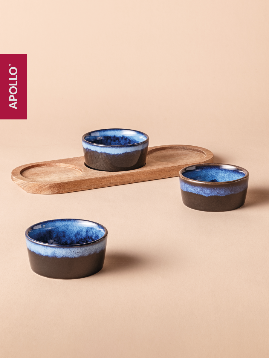 Менажница с подставкой APOLLO 3 предмета - фото 6