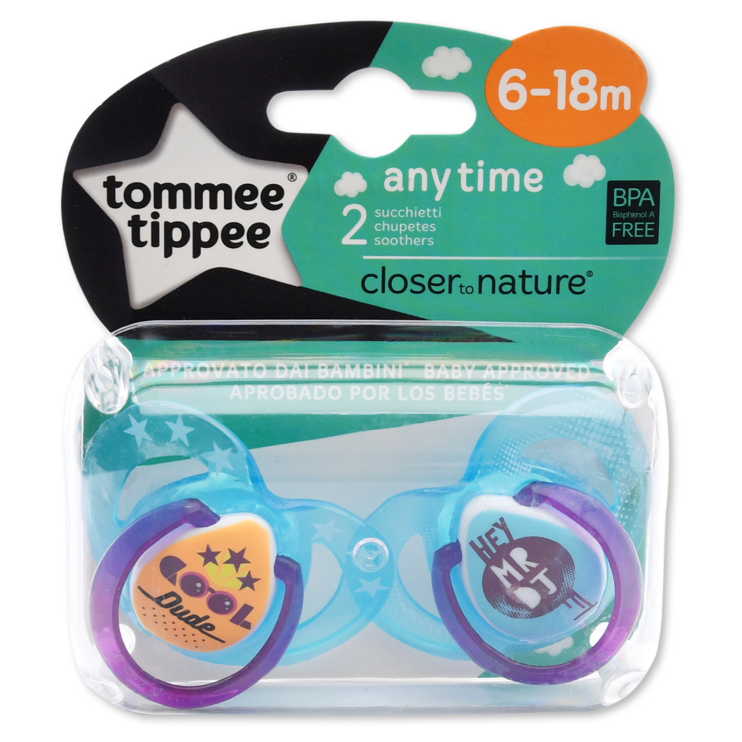 Пустышка Tommee tippee от 6 мес. 2 шт. - фото 3