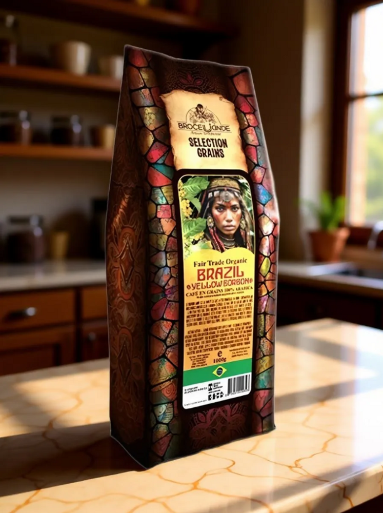 Кофе в зернах Broceliande Brazil Yellov Burbon - фото 1