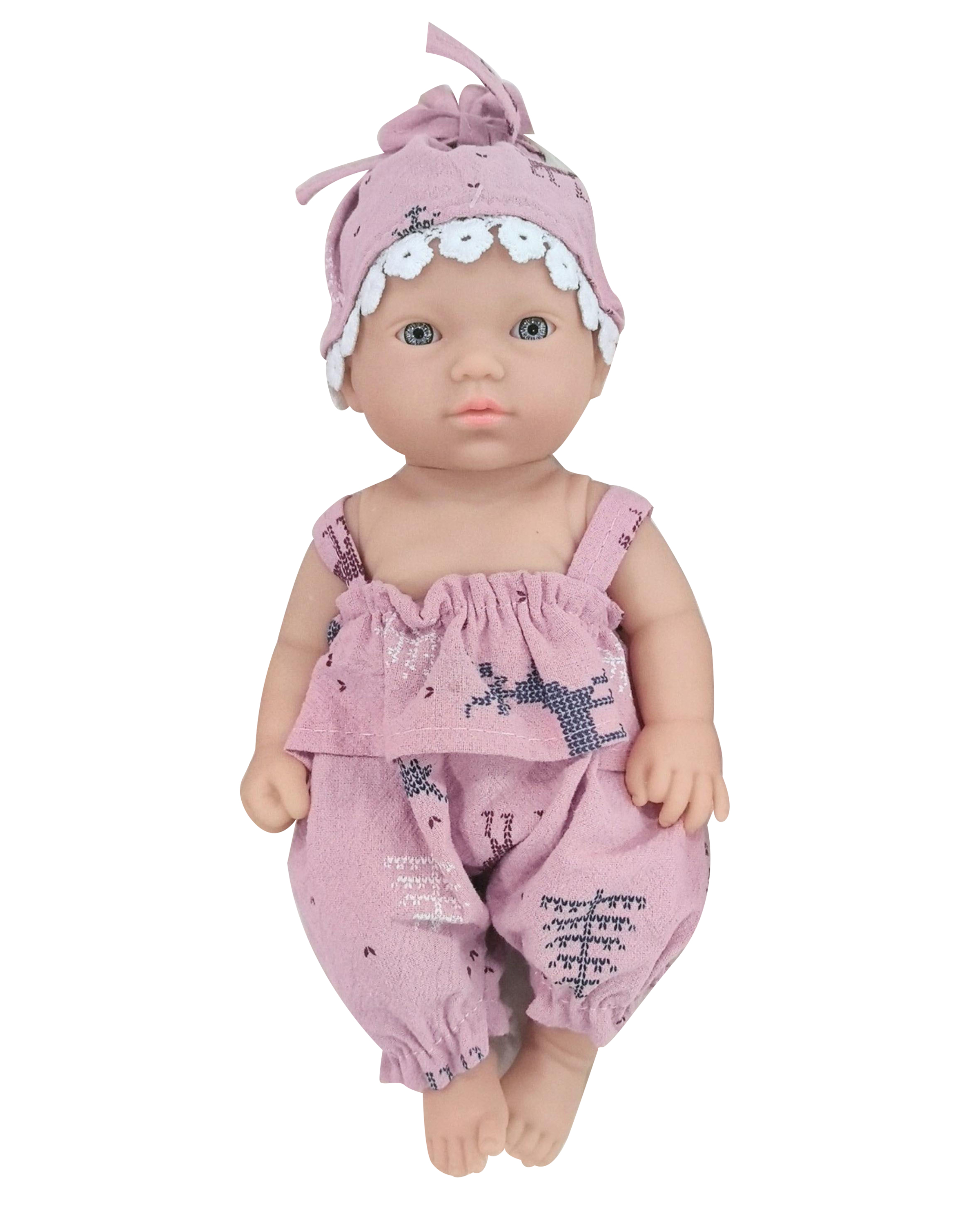 Изображение товара Кукла пупс Demi Star в розовом комбинезоне