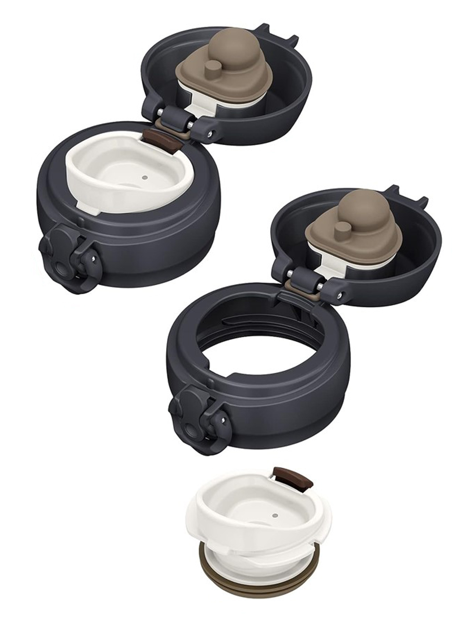 Термокружка для кофе чая 750 мл THERMOS JNL-756 чёрно-дымчатая – нержавеющая сталь герметичная тепло/холод 18/24 часа - фото 11