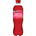 Напиток безалкогольный Святой Источник Святой Источник Вода + Сок со вкусом лесных ягод газированный 0.50л ПЭТ