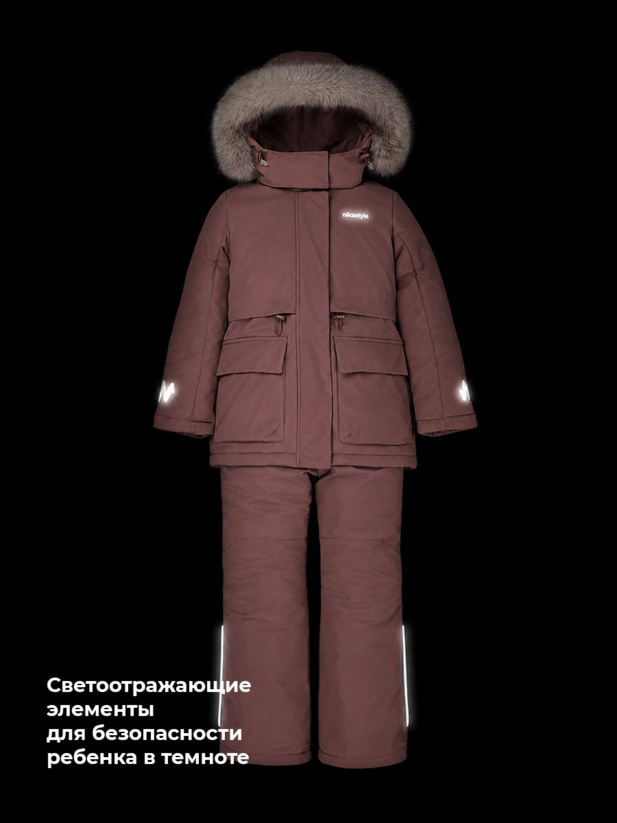Костюм NIKASTYLE 7з3226 сухая роза - фото 10