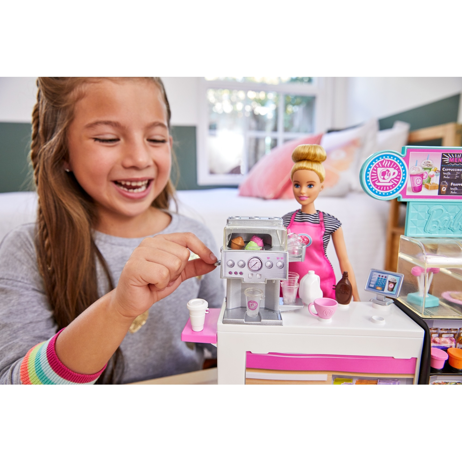 Кукла модельная Barbie Кем быть? Бариста GMW03 - фото 12