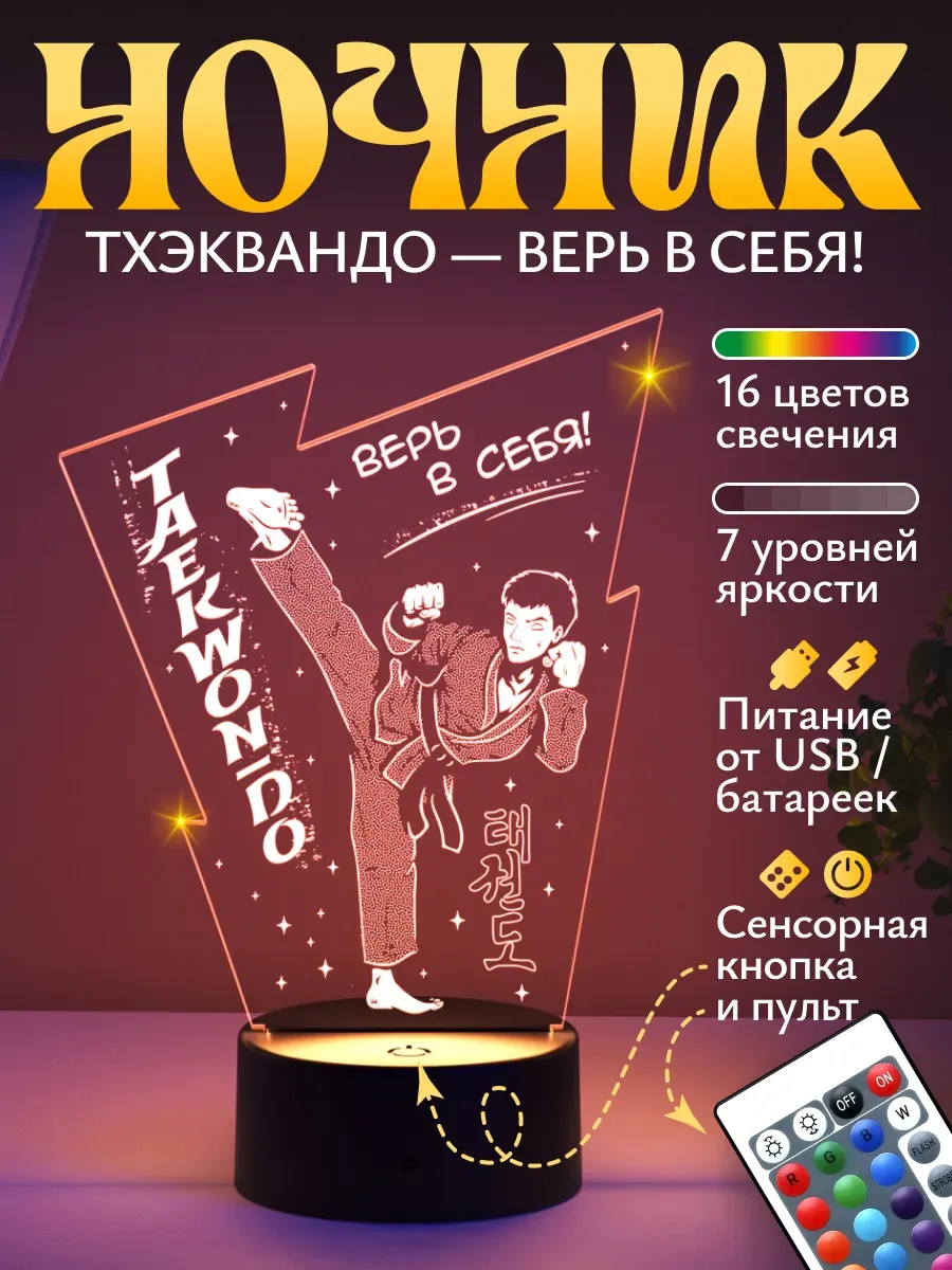 Ночник Светофей Тхэквондо - фото 1