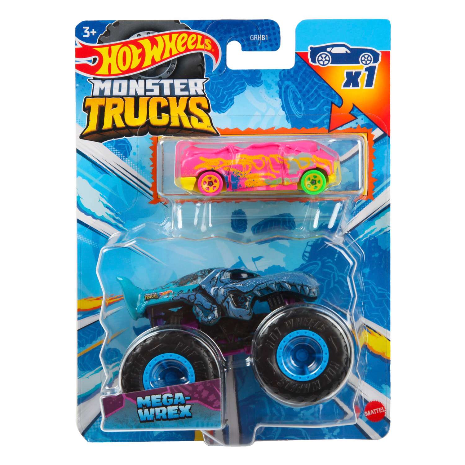 Монстр-трак Hot Wheels 1:64 GRH81 - фото 7
