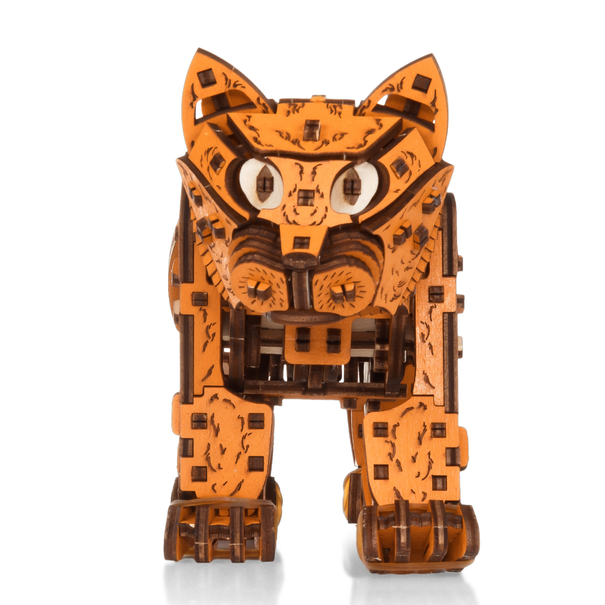 Конструктор Eco Wood Art Котенок деревянный 236 дет. - фото 6
