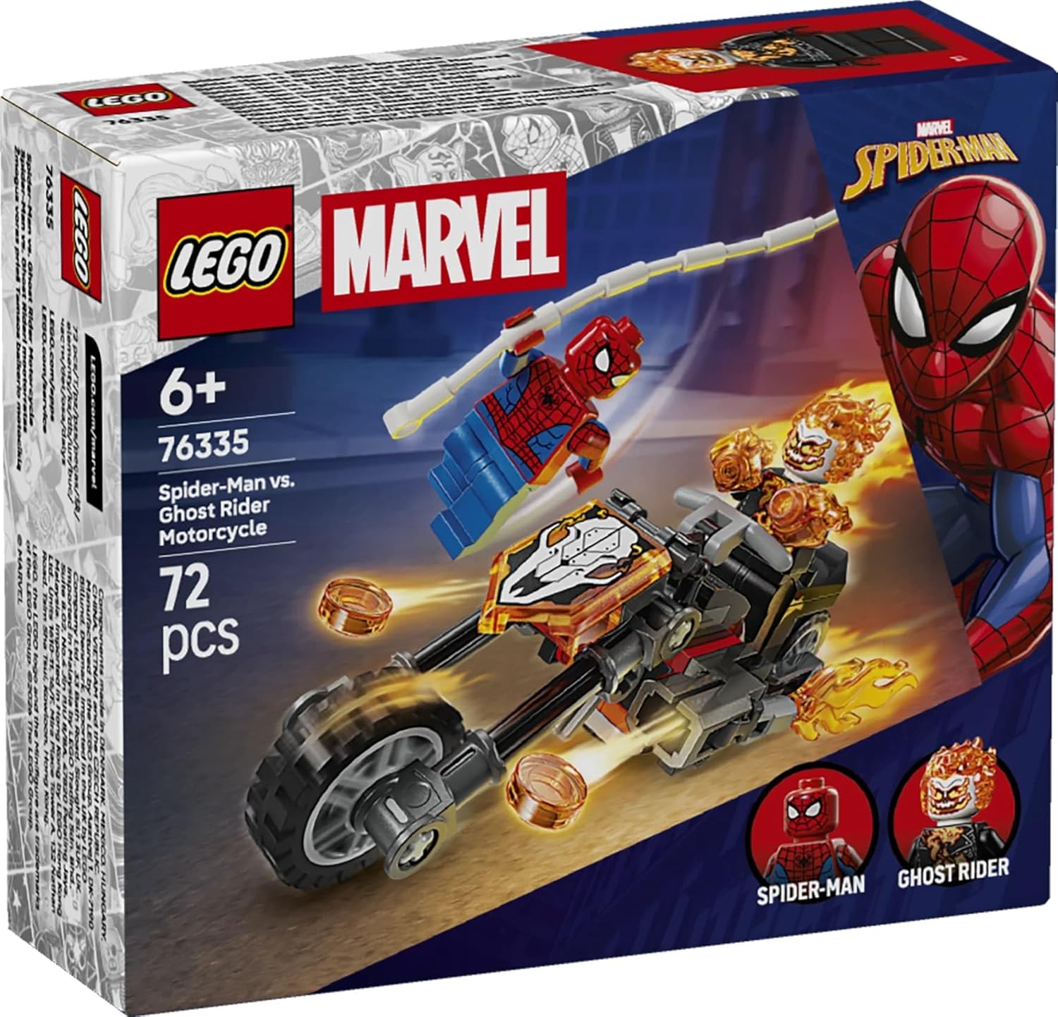 Конструктор LEGO Marvel Super Heroes Человек-паук 72 дет. - фото 6