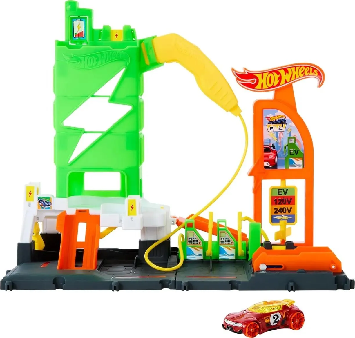 Трек Hot Wheels Зарядная станция HTN79 - фото 6