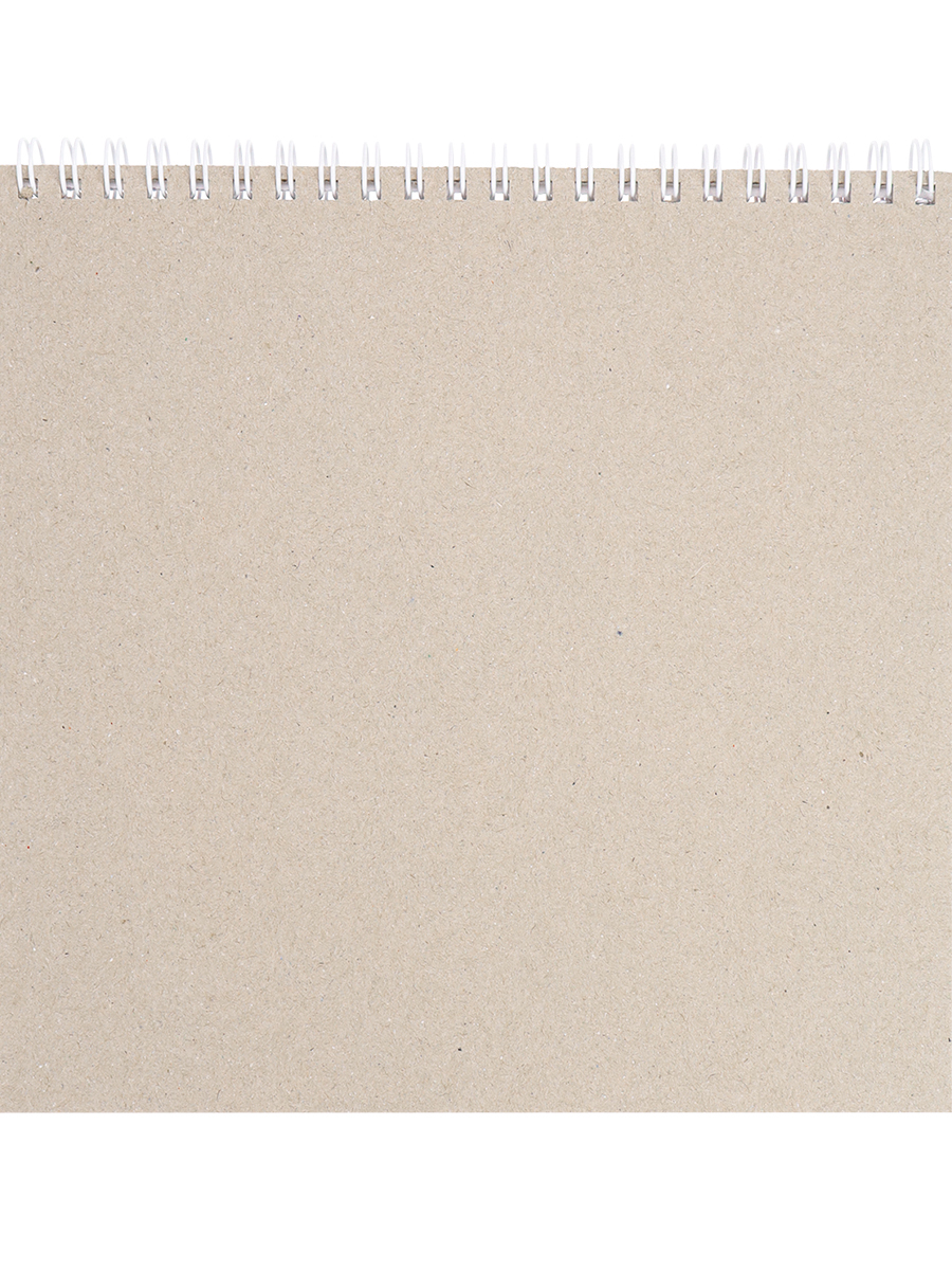 Скетчбук Prof-Press Девушка с зонтиком 40 листов на гребне плотность 150г/м2 жесткая подложка 190х190 мм - фото 3