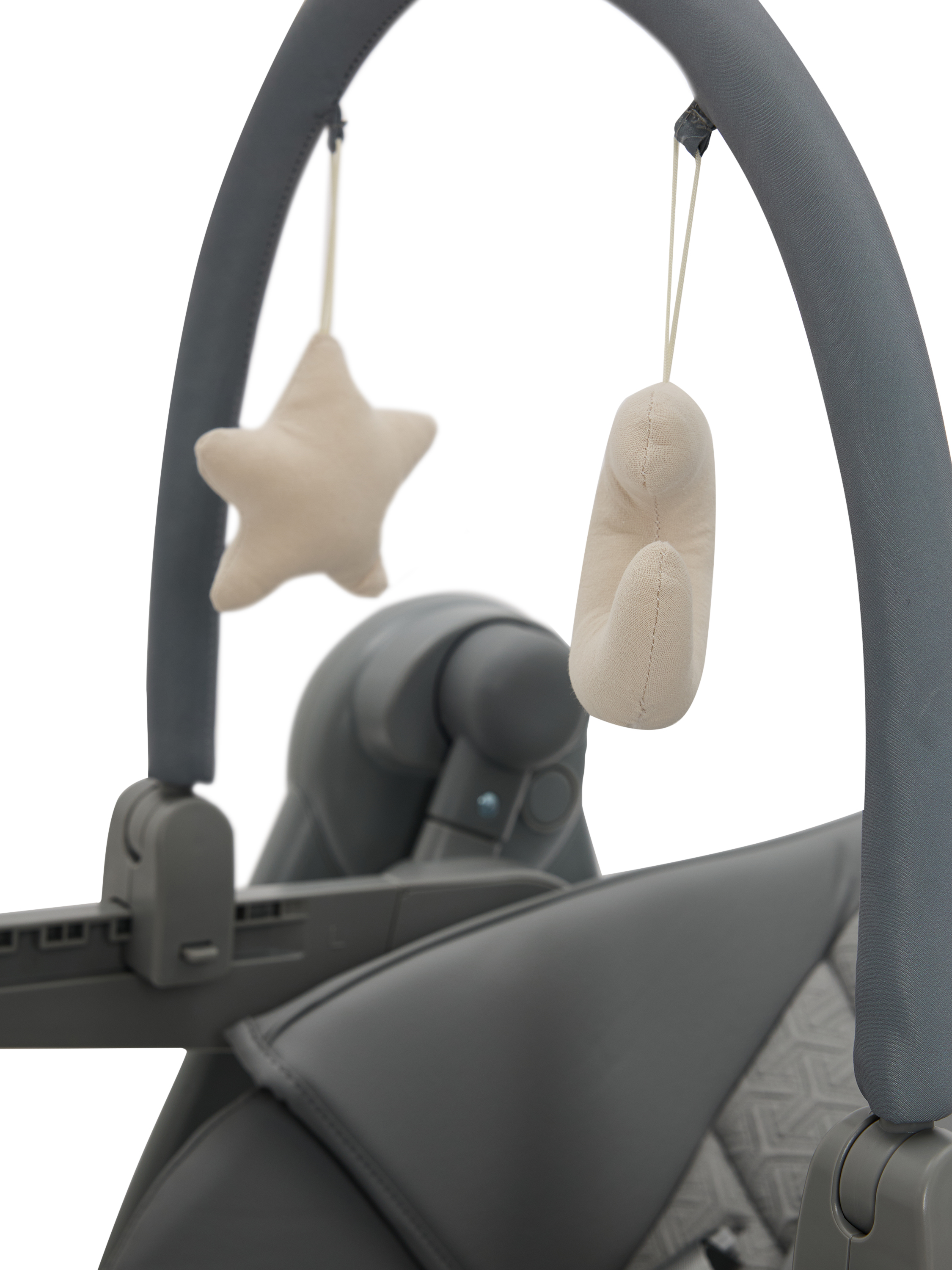 Стульчик для кормления BabyGo Huggi grey серый - фото 15