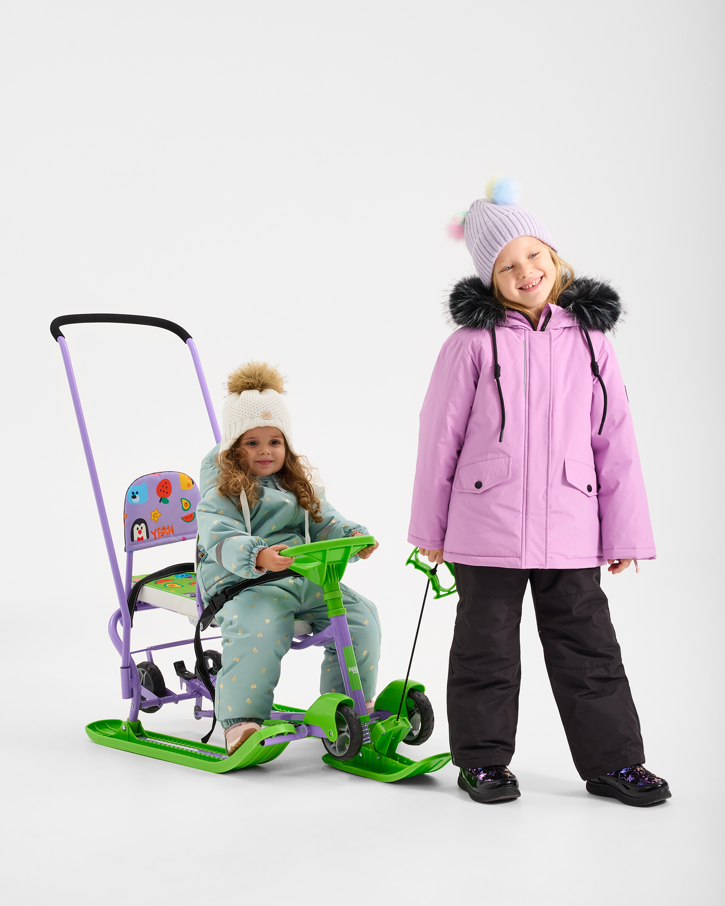 Снегокат NiKA kids Тимка спорт - фото 6