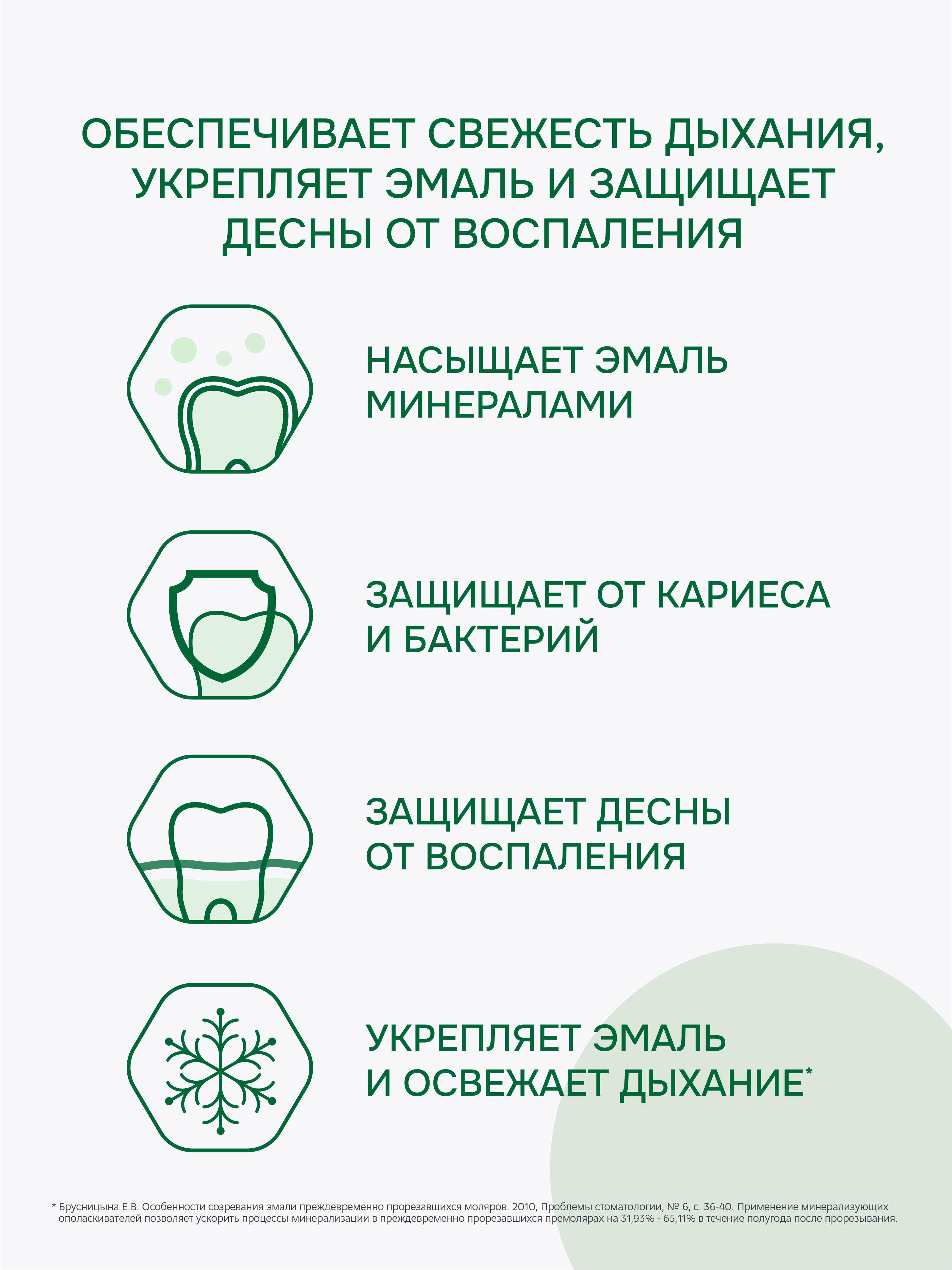 Ополаскиватель R.O.C.S. Двойная мята 400 мл - фото 3