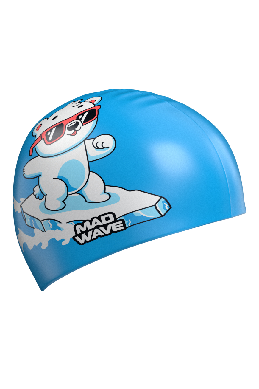 Шапочка для плавания Mad Wave Bear - фото 1