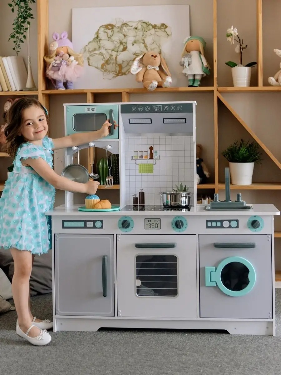 Игрушечная кухня PAREMO с аксессуарами: 4 шт. - фото 2