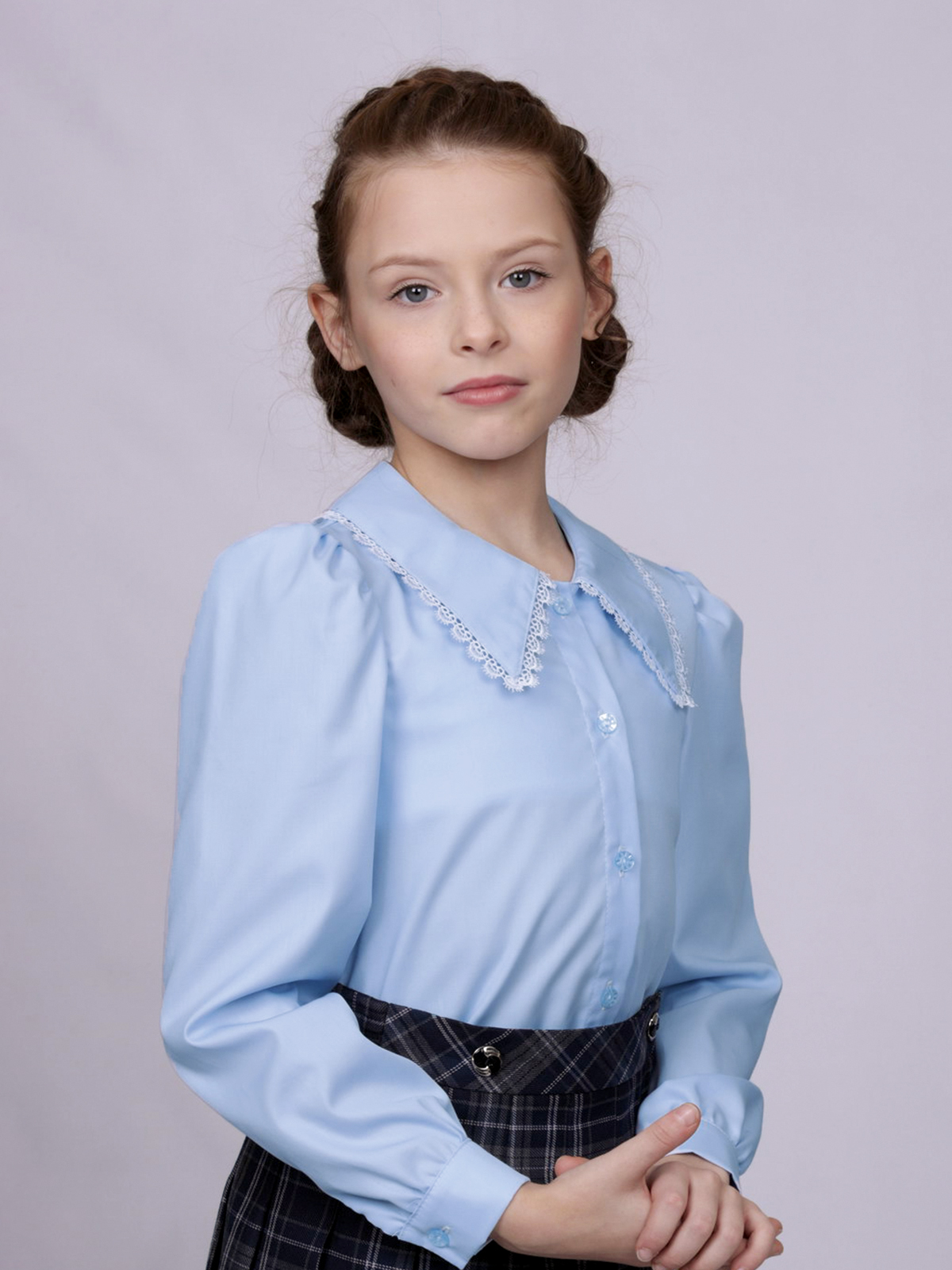 Блузка Sky Lake 2082 Малинка небесный - фото 1