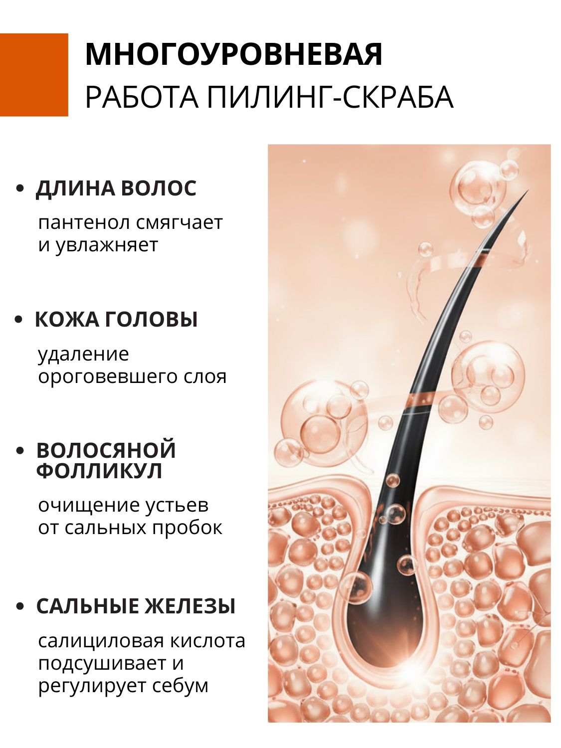 Шампунь DR. MARCUS HEILER Шампунь-пилинг от перхоти 250 мл - фото 5