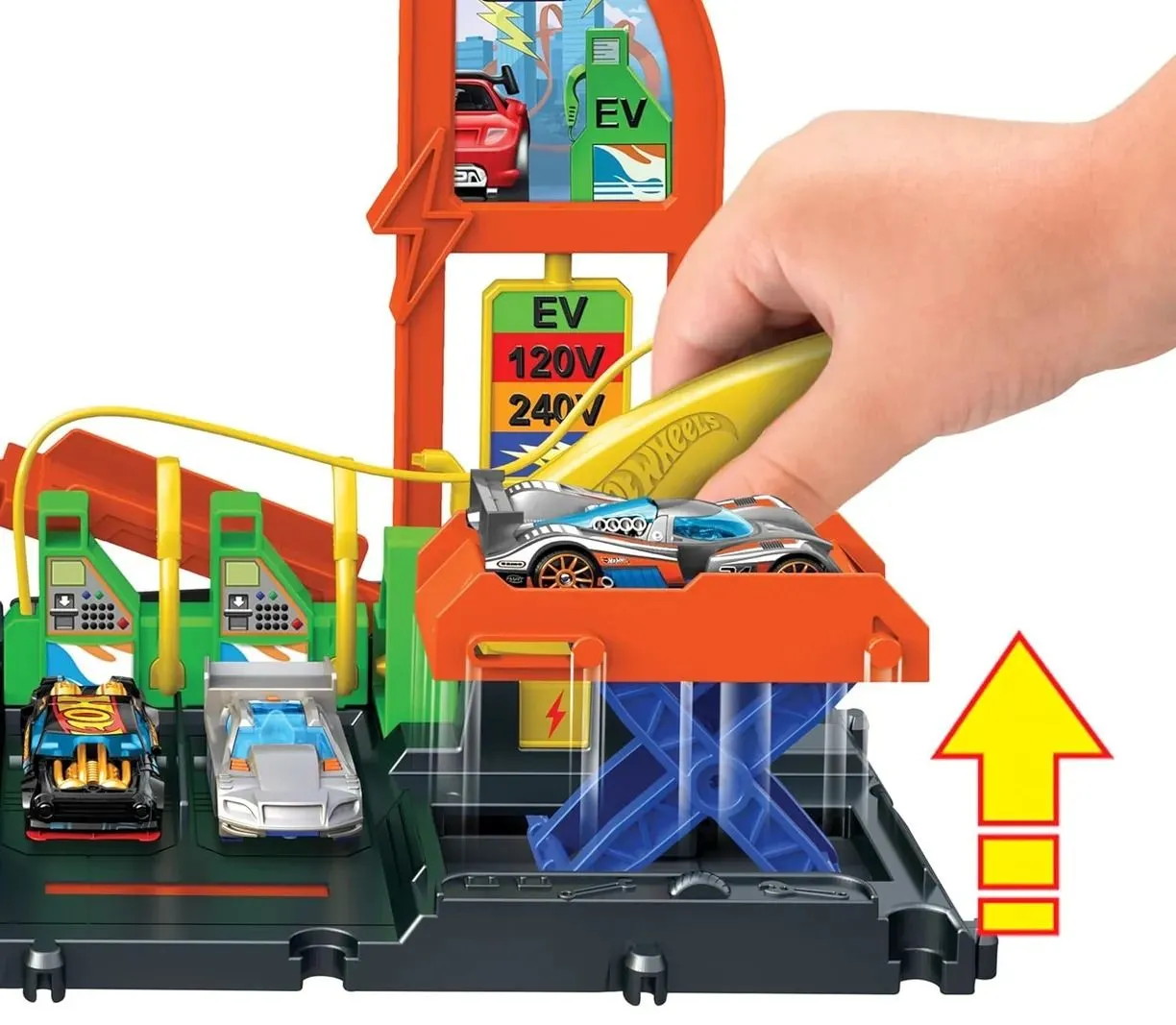Трек Hot Wheels Зарядная станция HTN79 - фото 4