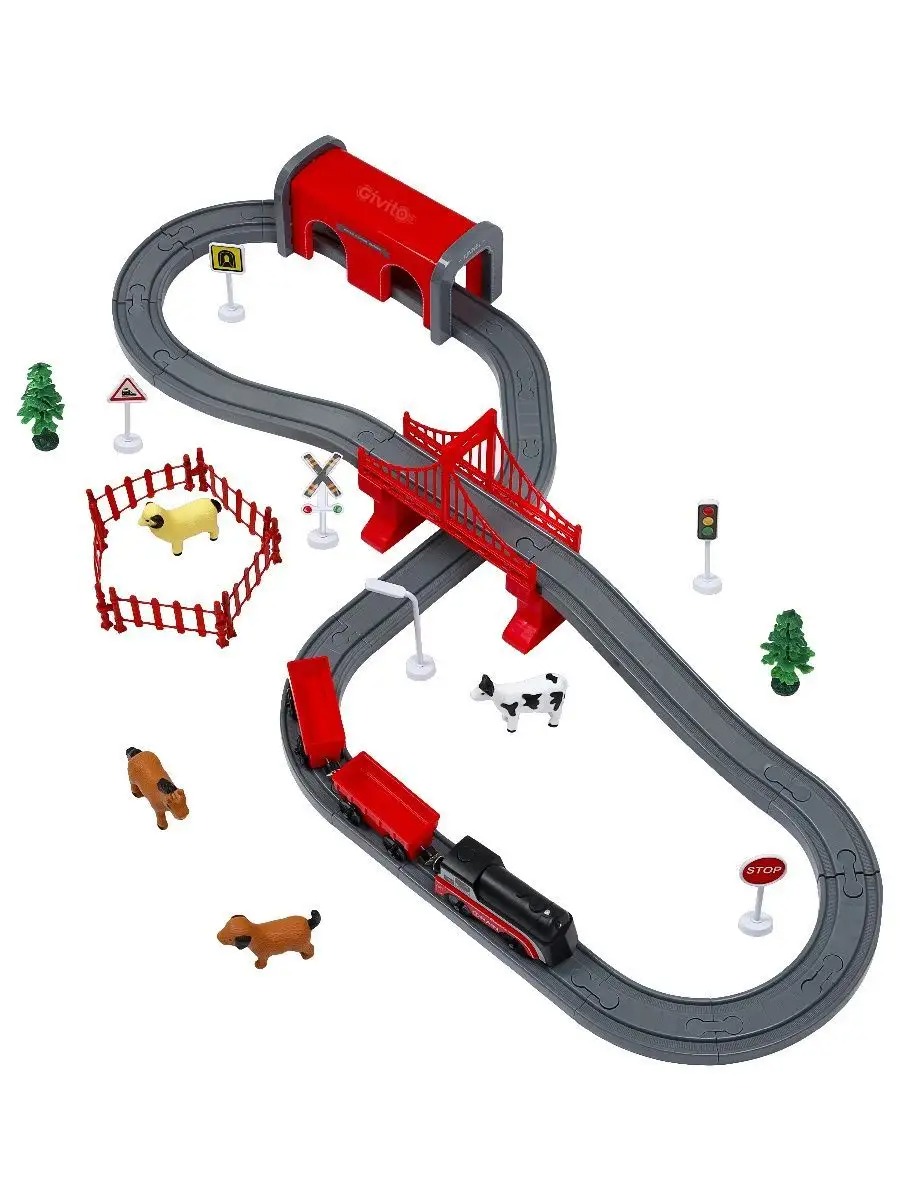 Набор железнодорожный Givito G211-022 - фото 7