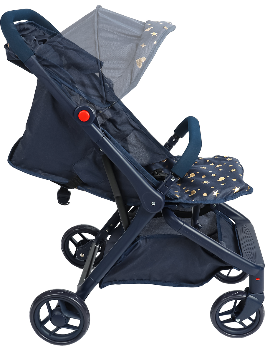 Прогулочная коляска для кукол Рыжий кот 9699-BS - фото 3