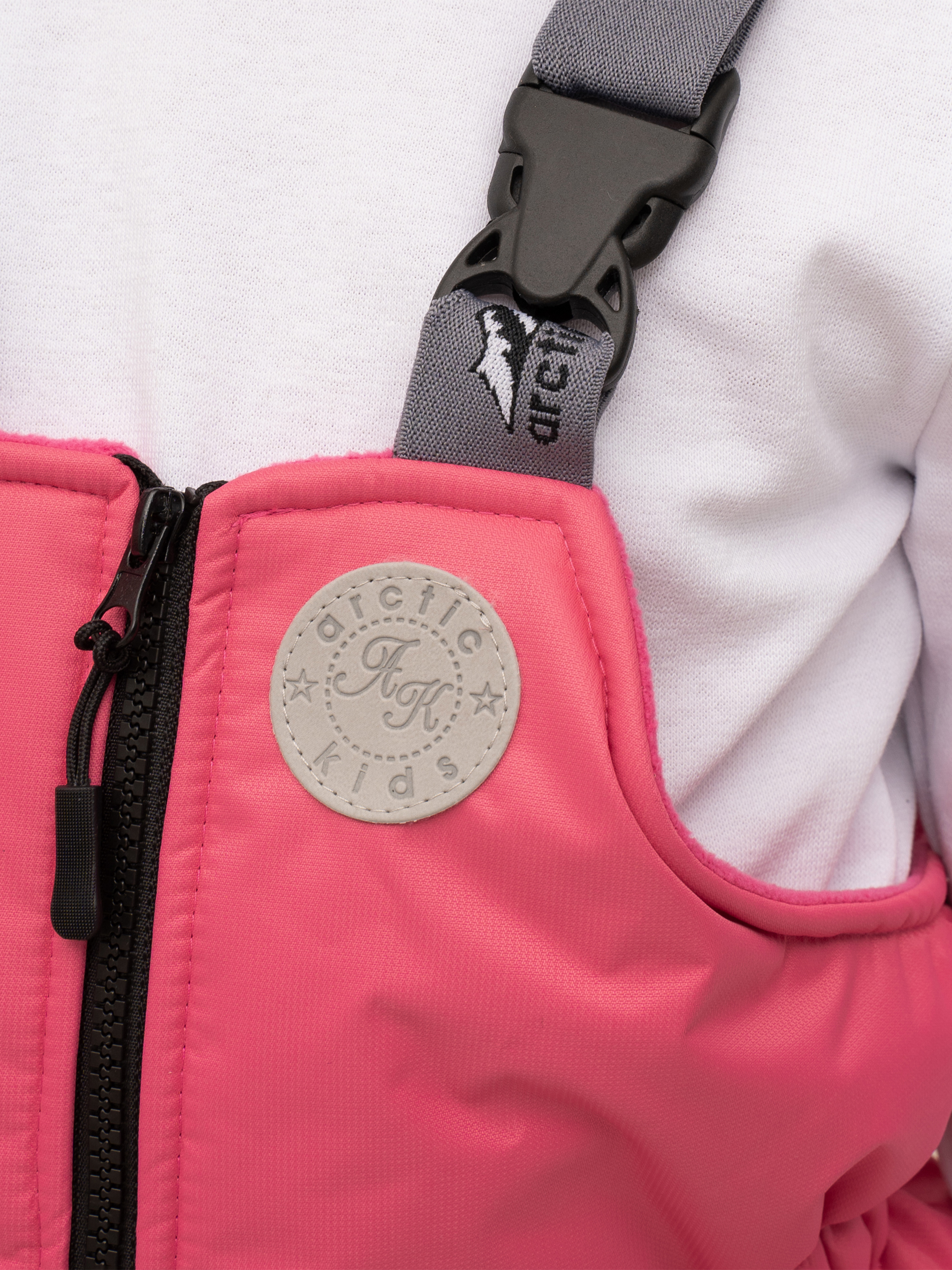 Полукомбинезон Arctic kids 60-015 розовый - фото 6