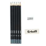 Карандаши чернографитные Erhaft 6 шт.