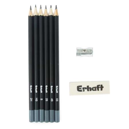 Карандаши чернографитные Erhaft 6 шт.