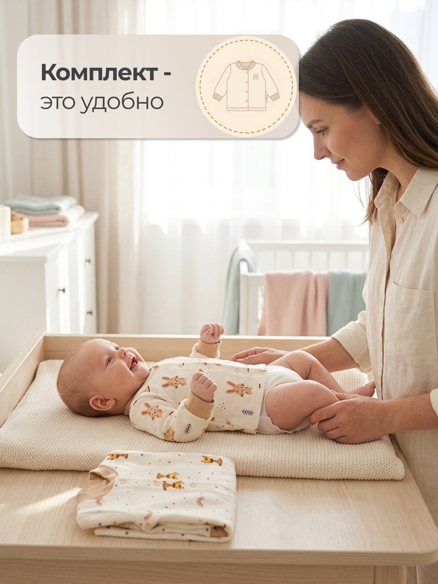 Кофточка 2 шт Эскимо 20-201 - фото 4