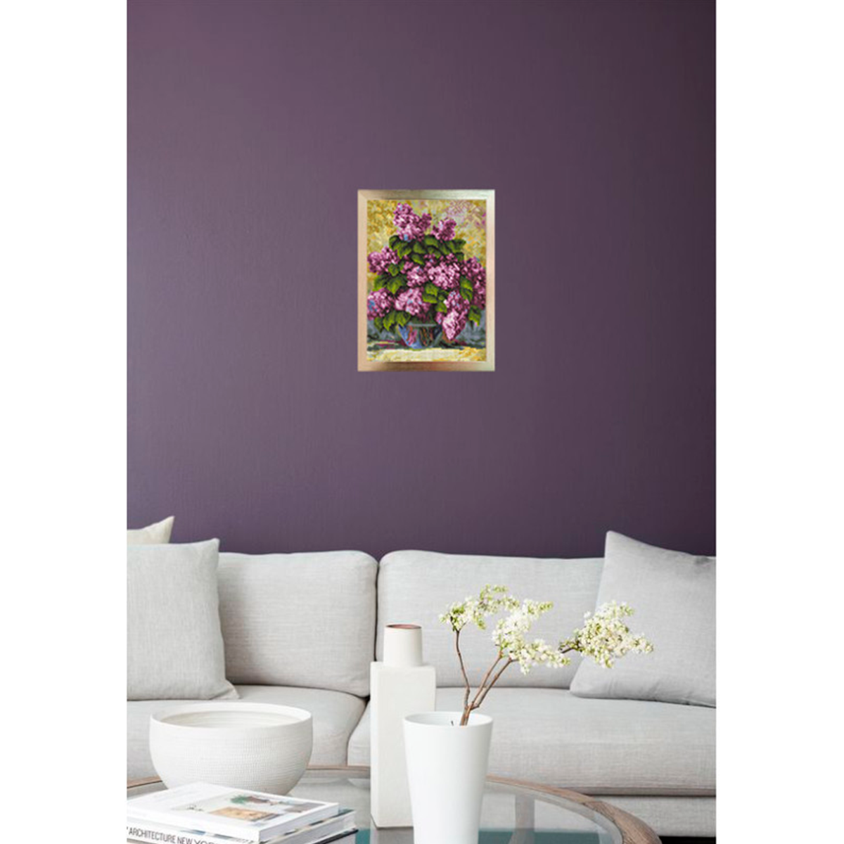 Алмазная мозаика Белоснежка Дивная сирень - фото 7