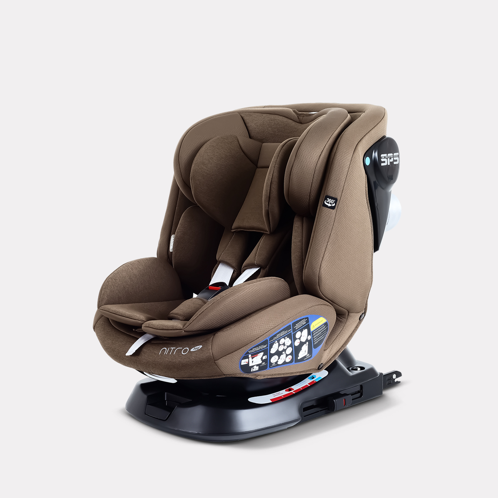 Автокресло Rant Nitro new isofix Isofix 0+/1/2/3 (0-36 кг) бежевый - фото 1