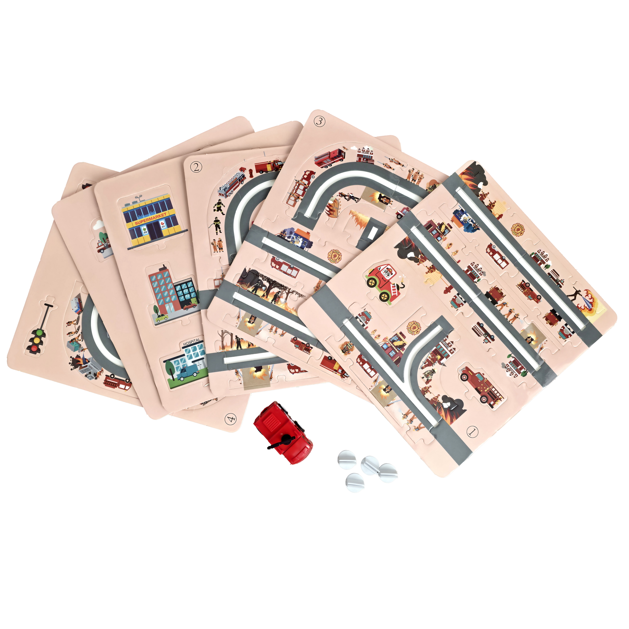 Трек 1TOY Пожарная машина Т26772 - фото 15