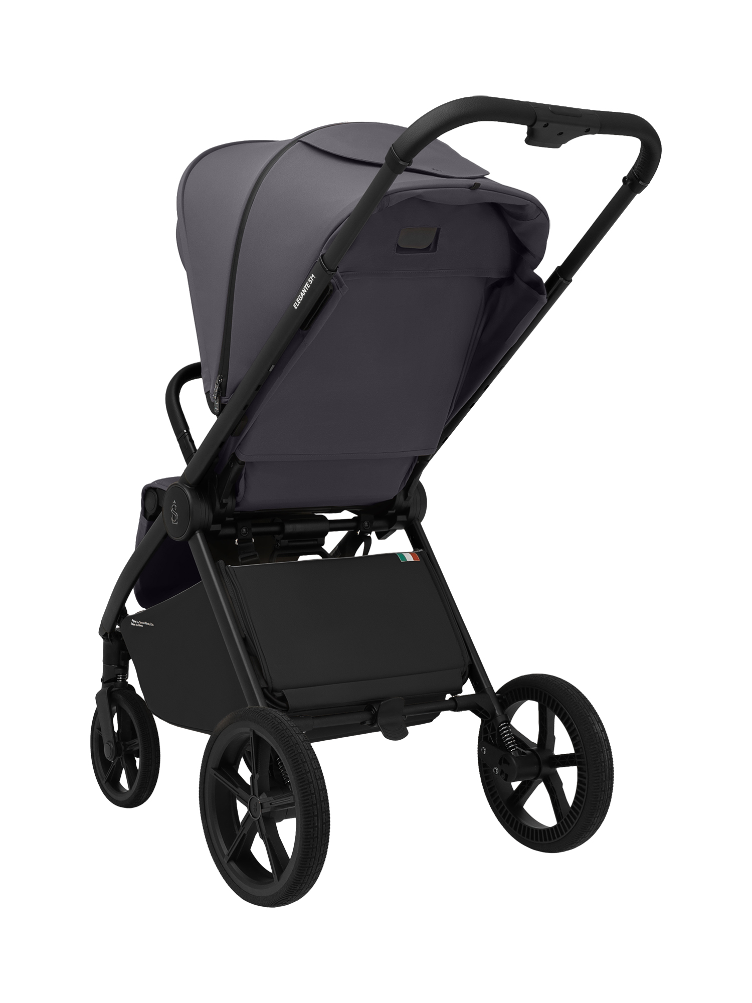 Коляска прогулочная Sweet Baby Elegante SM Dark Grey серый - фото 19