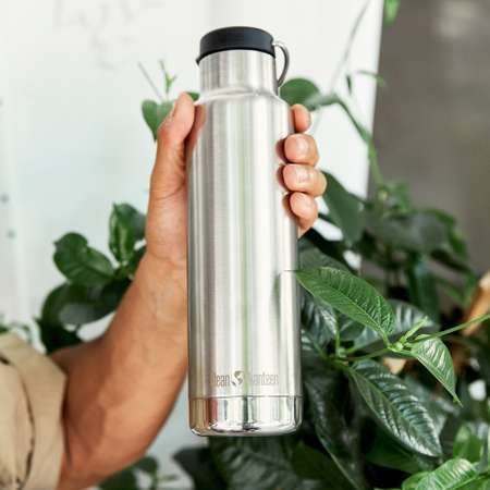 Термобутлыка Klean Kanteen Insulated Classic 20oz Brushed Stainless 592 мл