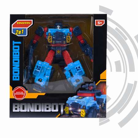 Фигурка Bondibon трансформер Робот Машина 2в1