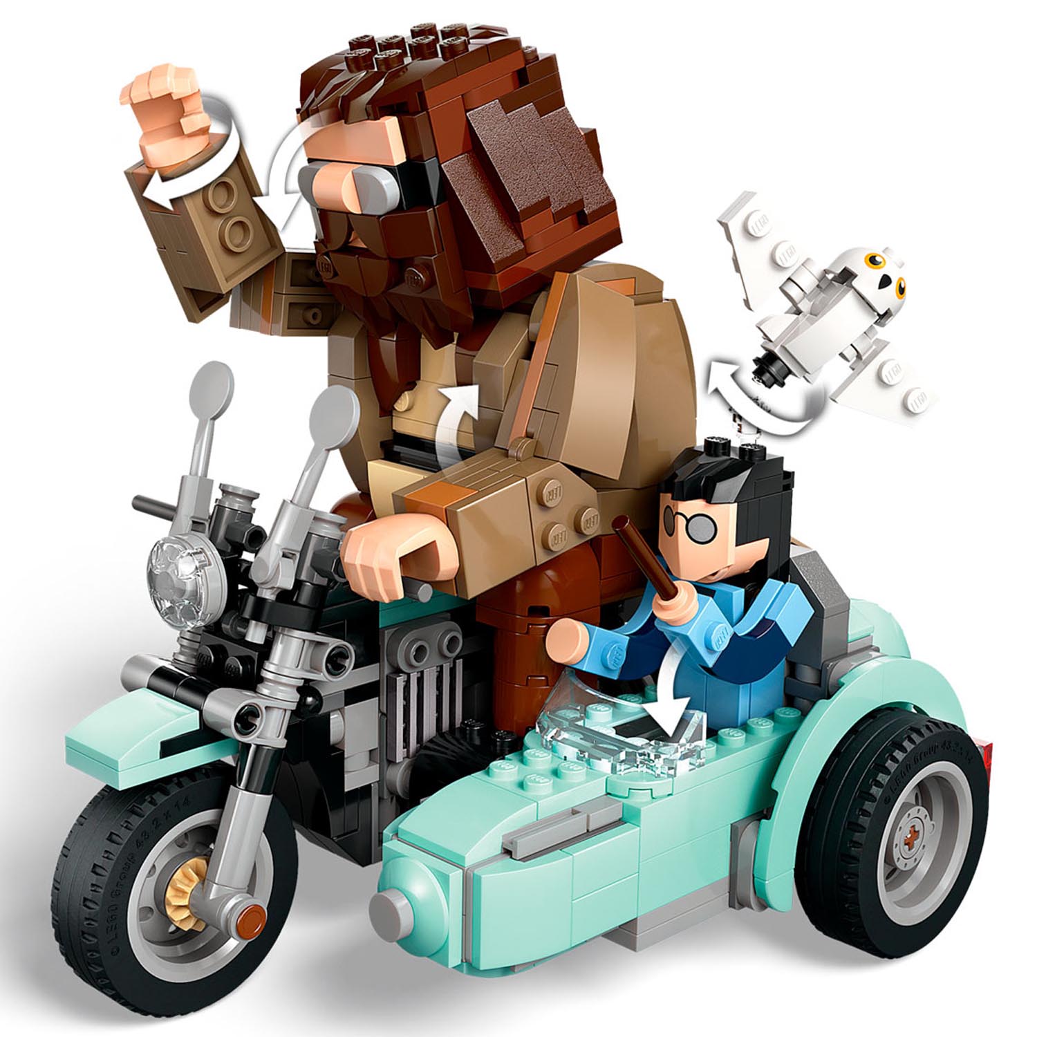 Конструктор LEGO Harry Potter Поездка Хагрида блочный - фото 2