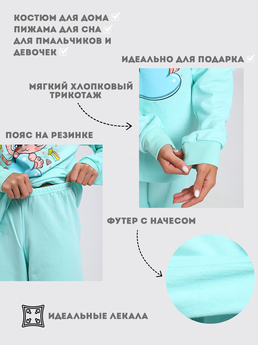 Пижама ЛАДОШКИ Пиж Милота - фото 3