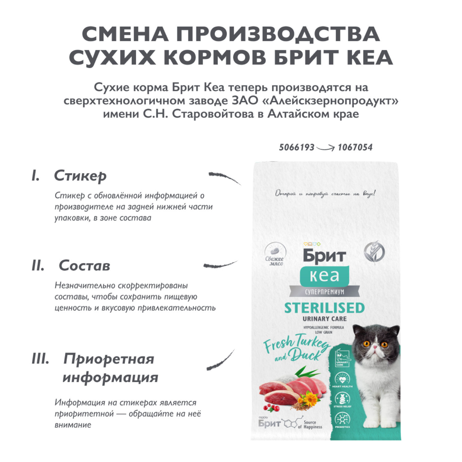 Сухой корм для стерилизованных кошек Brit Care с индейкой и уткой 0.4кг - фото 7