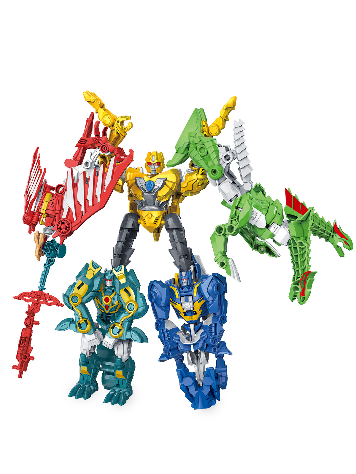 Игровой набор AUTODRIVE Роботы трансформеры Динозавры - фото 14