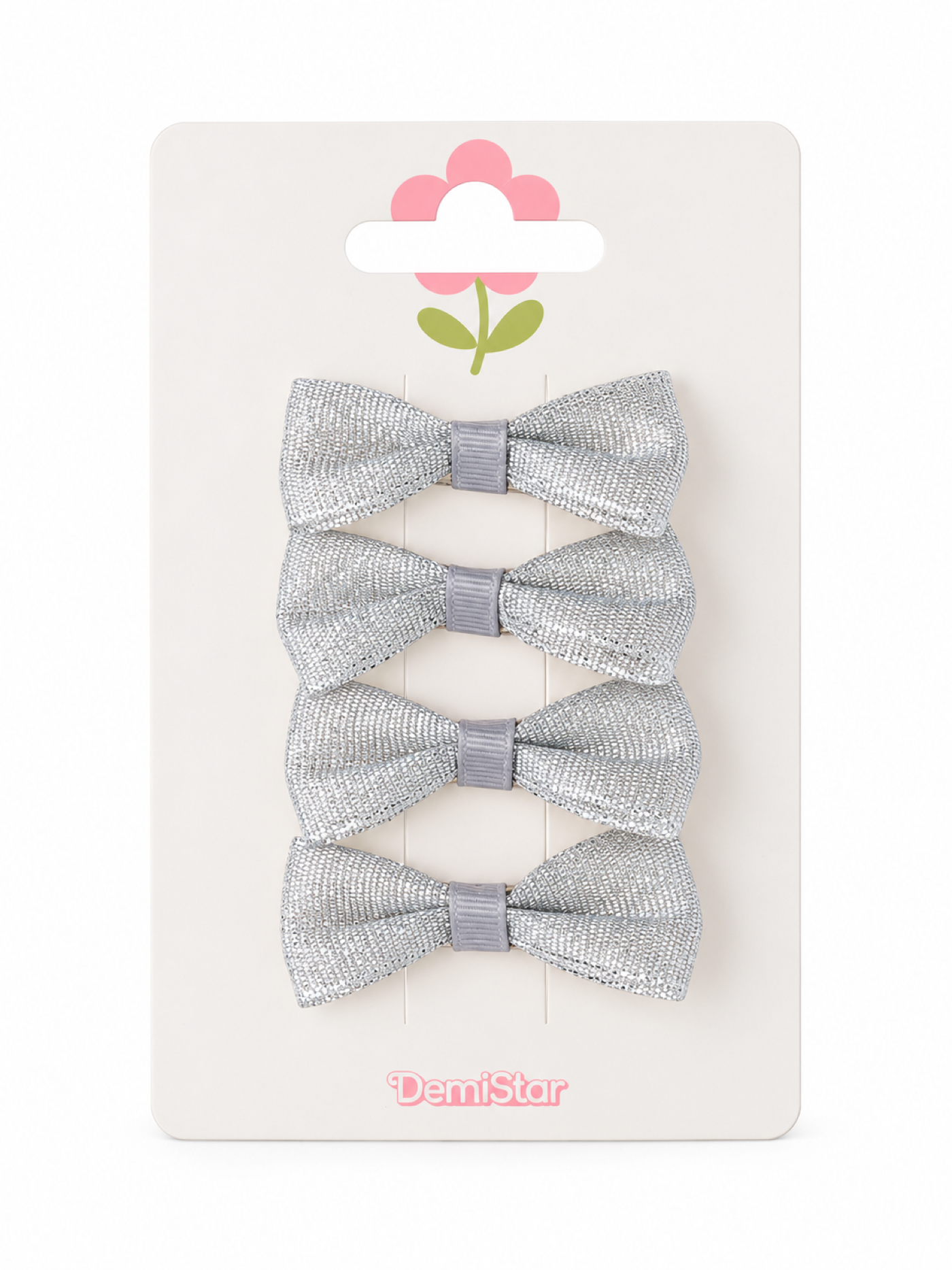Заколка Demi Star Silver 4 шт. - фото 3