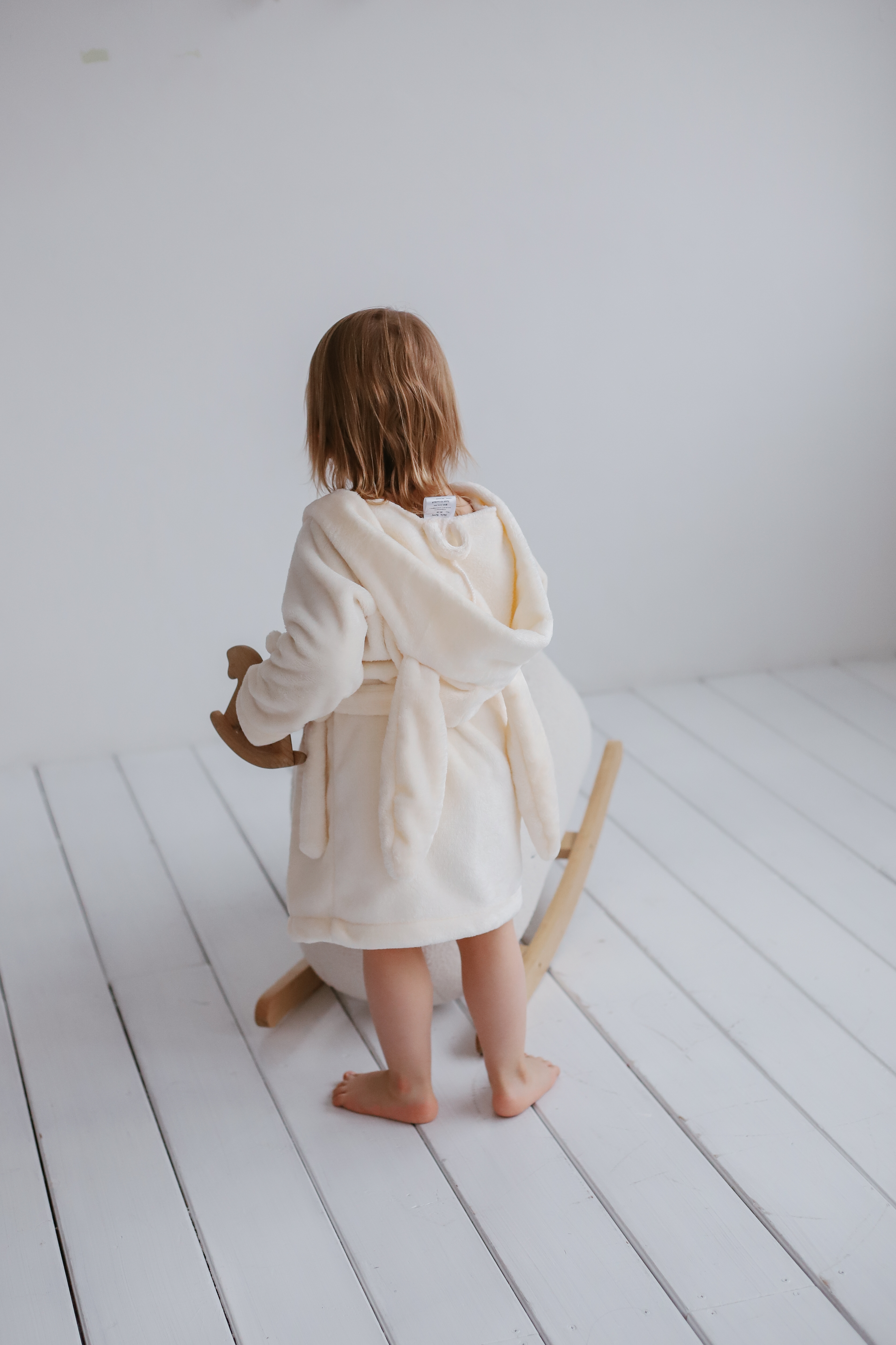 Халат Hello,Bunny halatplych/молочный - фото 2