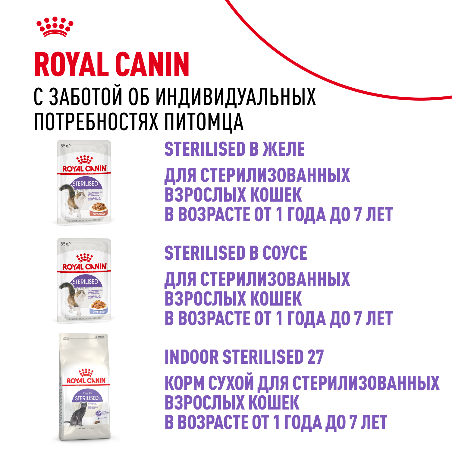 Корм для кошек ROYAL CANIN Indoor Sterilised для взрослых стерилизованных паштет 85г - фото 10